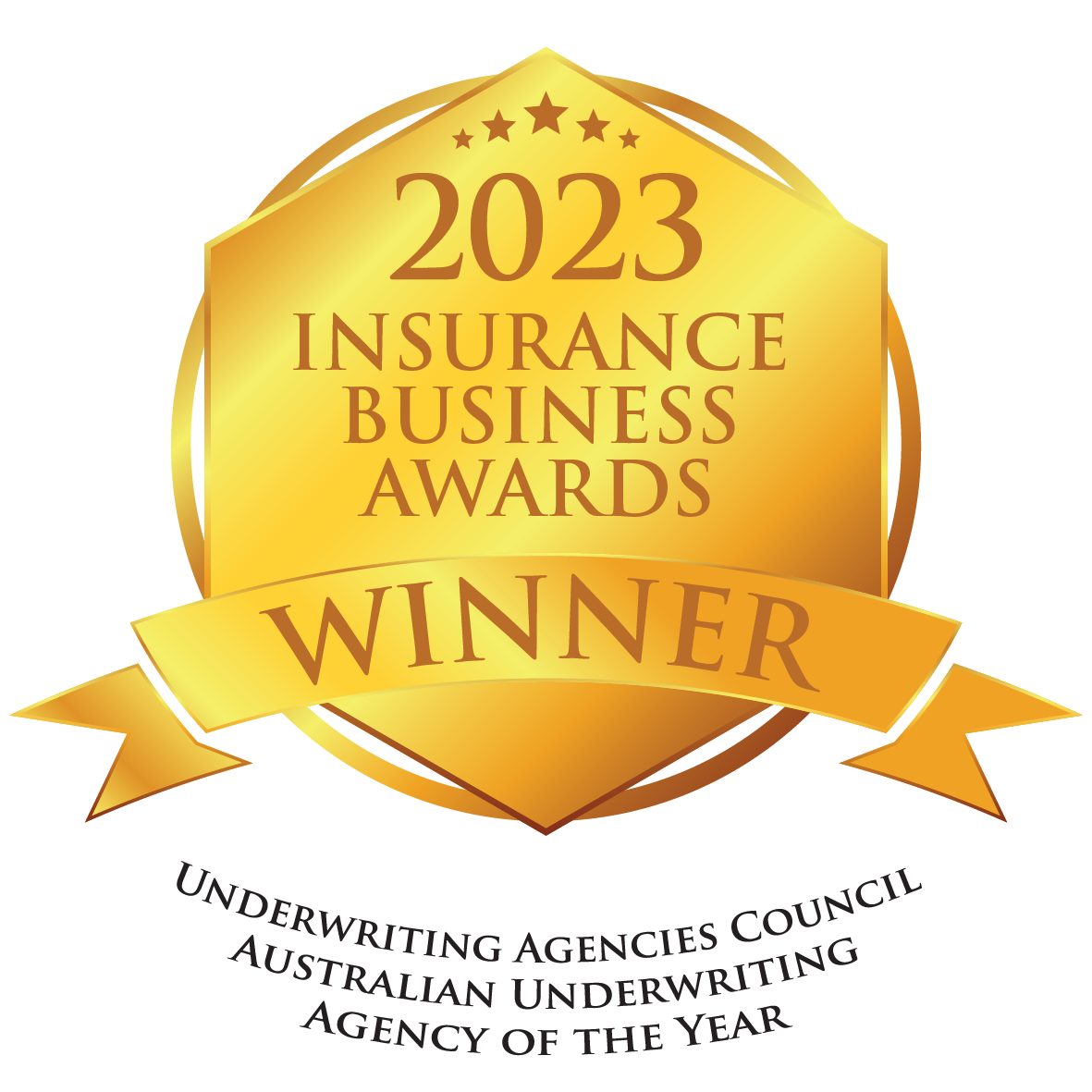 7.IBAA23 Winner Medal - UAC Australian Underwriting Agency of the Year - Emergence Insurance